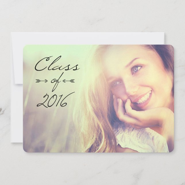 2016 invitations élégantes de Chambre ouverte (Devant)