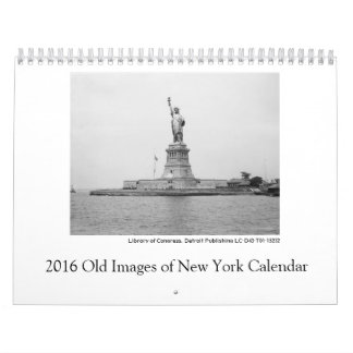 2016 vieilles images de calendrier de New York