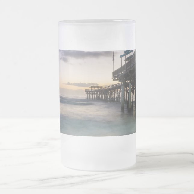 2017 1ère Aube Tranquillité Verre Dépoli Bière Mug (Centre)