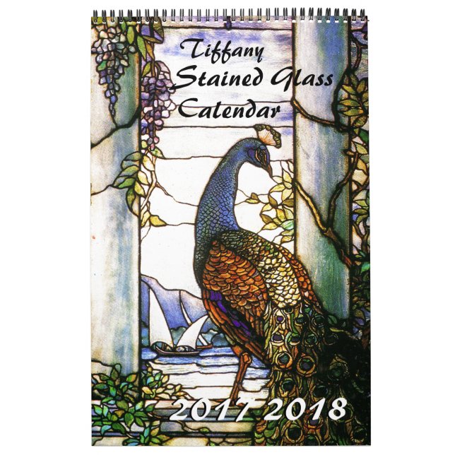 2017 2018 calendriers de nature en verre souillé (Protection)