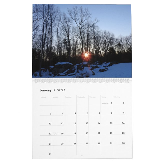 2017 calendrier - nature du New Hampshire par (Jan 2027)