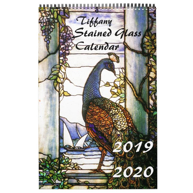 2019 2020 calendriers de nature en verre souillé (Protection)