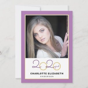 2020   2 Photo Graduation Party Invitation