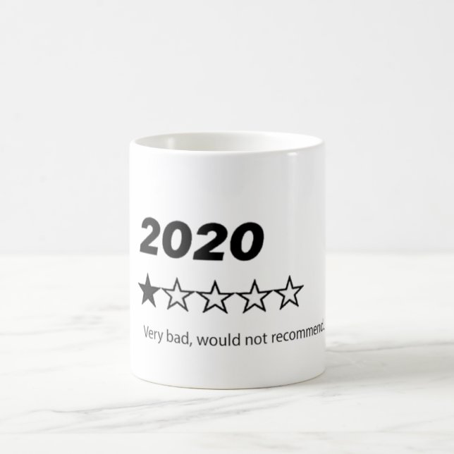 "2020 ne recommanderait pas" Coffee Mug (Centre)