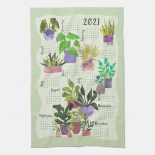 2021 Année Maison Plantes Indoor Plante serviette 