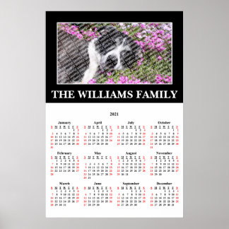 2021 Votre Photo Préférée Affiche de Calendrier Pe