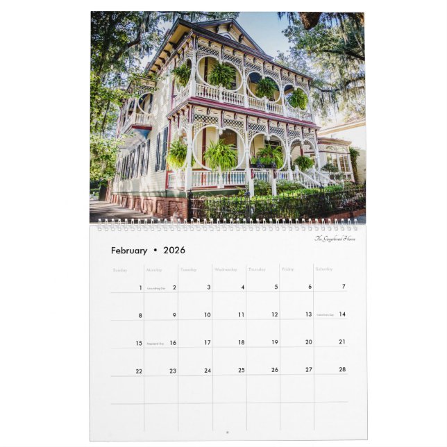 2022 (*11x14) Savannah Calendrier photo CPB (Feb 2026)