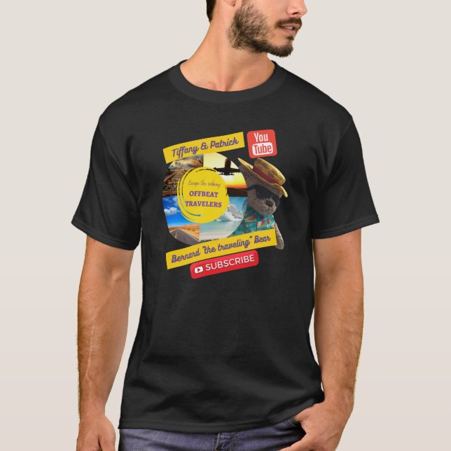 2022 Bernard "le voyageur" T-shirt Chaîne Ours (Devant)