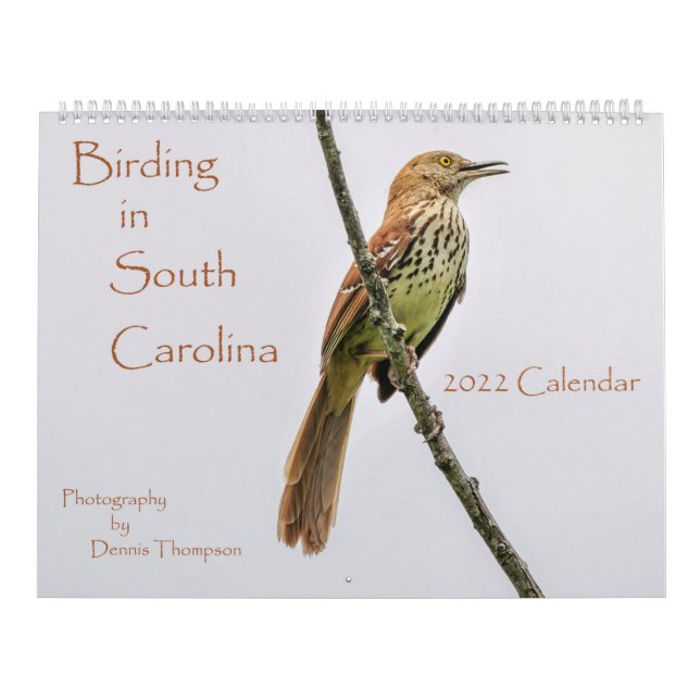 2022 Birding in South Carolina Calendrier (Protection)
