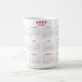 2022 Calendrier Morphing Mug (Centre)