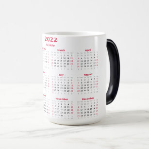 2022 Calendrier Morphing Mug