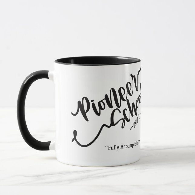 2022 Pioneer School Personalized Mug (Gauche)