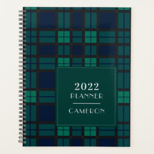 2022 Plaid Clan Blackwatch Tartan À damiers vert T
