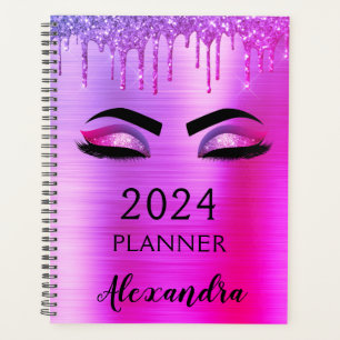 2022 Purple Glitter Sparkle Eyelashes Glam