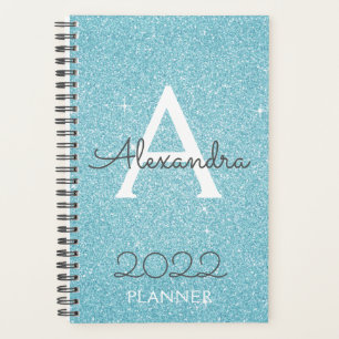 2022 Turquoise Bleu Aqua Paillettes Monogramme
