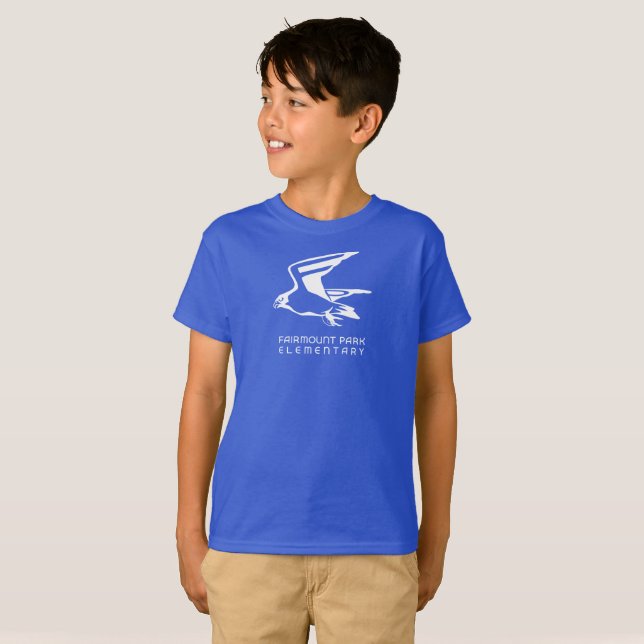 2023-24 FPE Falcon Blue Boys T-Shirt (Devant entier)