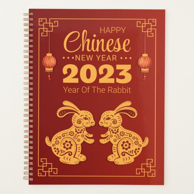 2023 Année Du Lapin Bonne Année Chinoise (Devant)