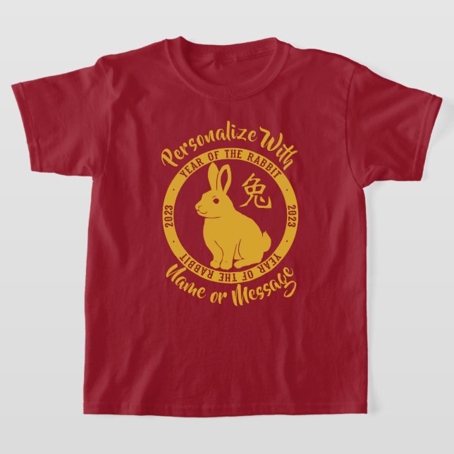 2023 Année Du T-shirt Rabbit (Poser)