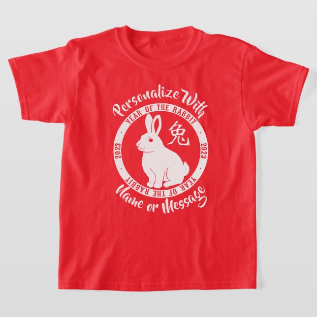 2023 Année Du T-shirt Rabbit (Poser)