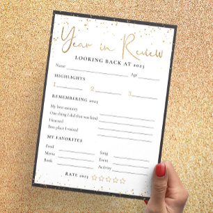 2023 Année en révision Cartes de réflexion