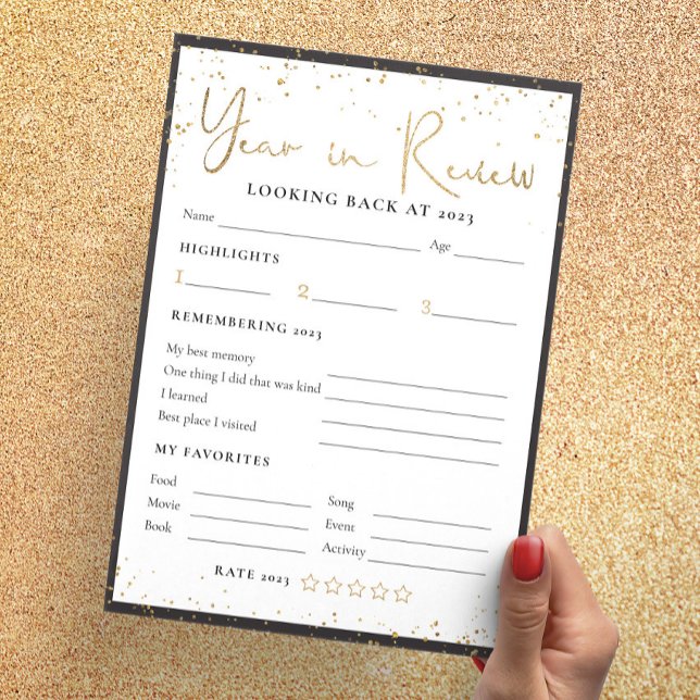 2023 Année en révision Cartes de réflexion (Créateur téléchargé)