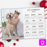 2023 Calendar Pet Dog Kid Custom<br><div class="desc">2023 Yearly Calendar Photo Cards - Send New Year Greetings or include in your Christmas cards, these photo calendar cards are perfect as Christmas and New Year cards to family and friends. Perfect to highlight or circle special family dates, anniversaries, birthdays, pets veterinary appointments or dog grooming, and kids school...</div>