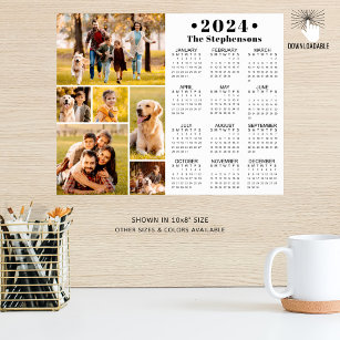 2023 Calendrier 6 Collage photo Poster personnalis