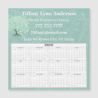 2023 Calendrier Arbre de feuilles cardiaques Flora