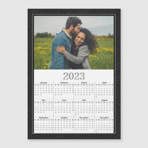 2023 Calendrier magnétique plein année photo perso