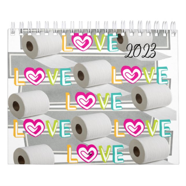 2023 Calendrier Toilet Paper Love, Canards (Protection)