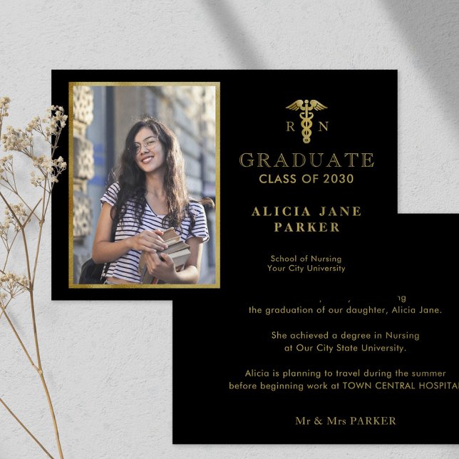 2023 Diplôme de l'école de soins infirmiers or pho (Créateur téléchargé)