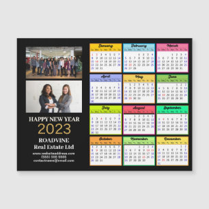 2023 Entreprise 2 Photo moderne couleur Calendrier