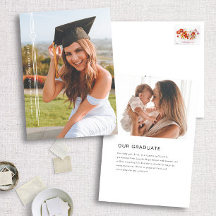 2023 Moderne Tassel Photo Faire-part de graduation