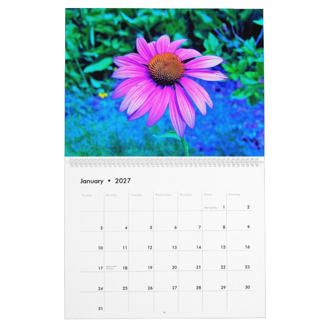 2023 My Rubio Garden Calendrier des fleurs (Jan 2027)