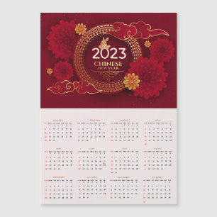 2023 Nouvel An chinois du calendrier lapin