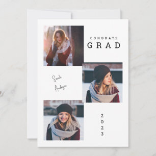 2023 Photo Collage Grad Photo Faire-part