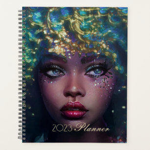 2023 Planner African American Woman thème