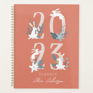 2023 Planteur de lapin à fleurs et à feuillage rou