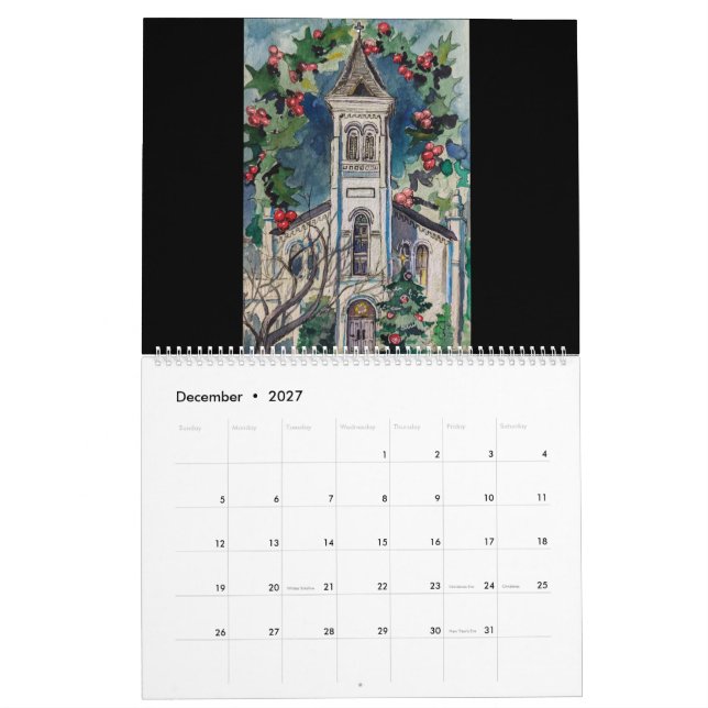 2023 Vues du calendrier Huntsville (Dec 2027)