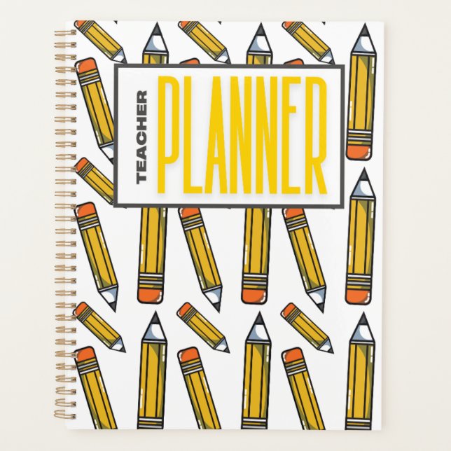 2024-2025 Planificateur enseignant - Crayons (Devant)