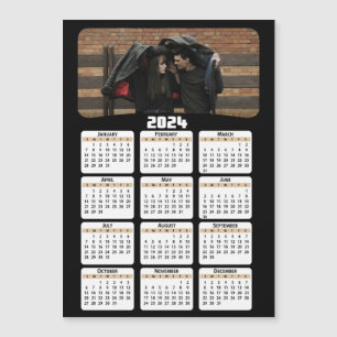 2024 - Ajouter Votre Photo - Calendrier - Tan