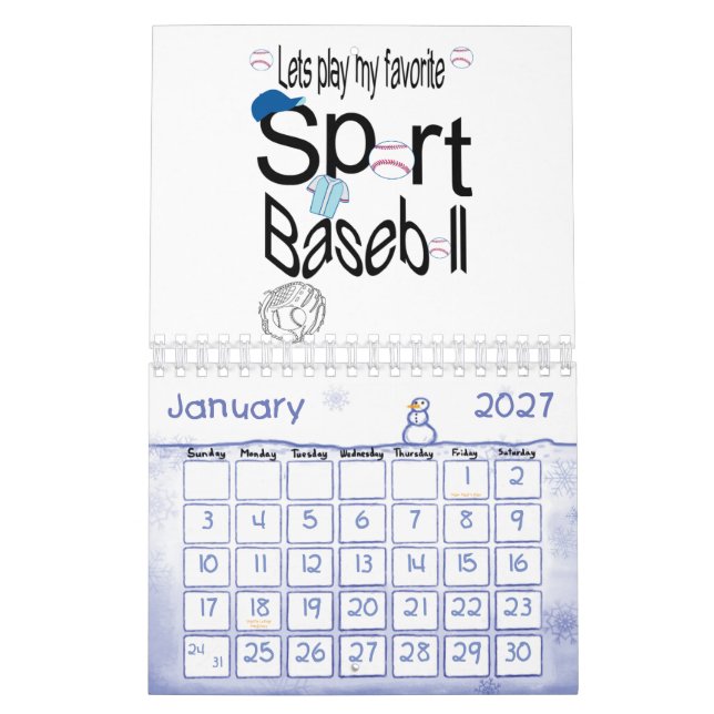2024 Calendrier Sports Football, Basketball, Footb (Jan 2027)