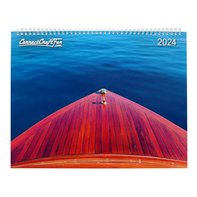 2024 CorrectCraftFan.com Calendrier annuel (Protection)