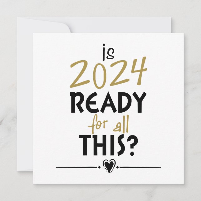 2024 est-il prêt pour tout cela (Devant)