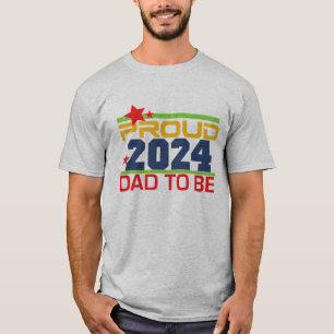 2024 Fier Papa D'Être Nouveau T-shirt Papa