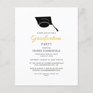 2024 Graduation Moderne Grad Party Invitation