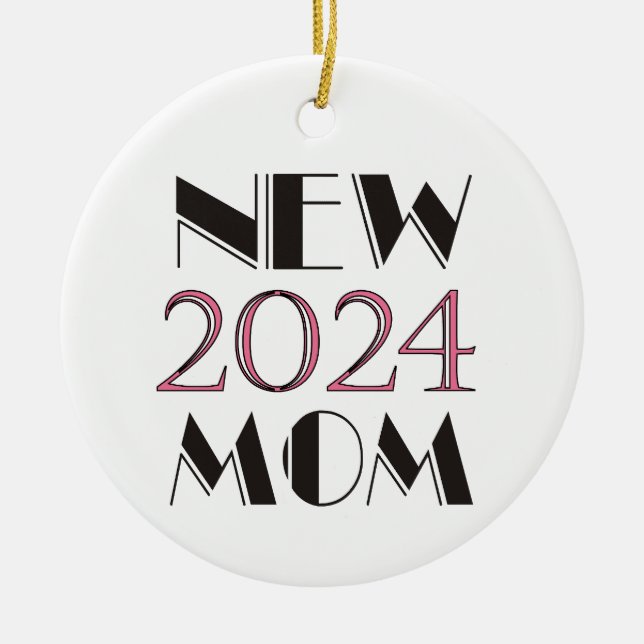 2024 Nouveau ornement de maman (Devant)
