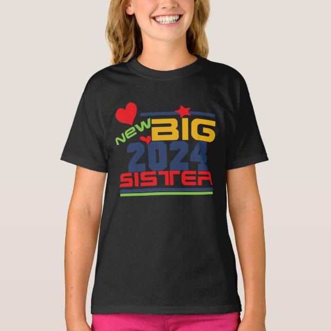 2024 Nouveaux T-shirts Big Sister (Devant)