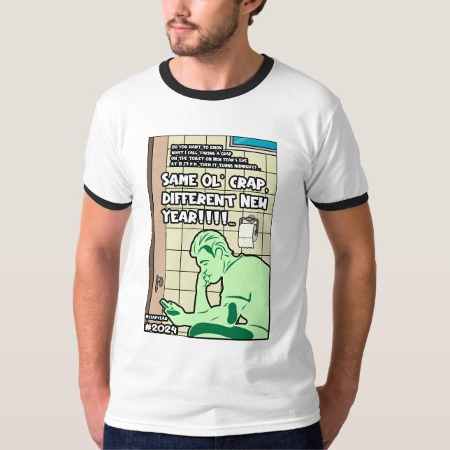 2024 Nouvelle année bissextile Mème T-Shirt Design (Devant)
