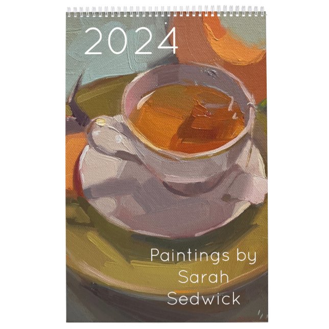 2024 : Peintures de Sarah Sedwick Calendrier (Protection)